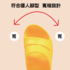 台灣製足弓承托橫帶款防滑紓壓前腳掌寛楦拖鞋